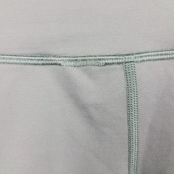 Lululemon Run for  Your Life Women's Leggings Crop Size 6 Green Mesh Rushed Camo - Picture 3 of 8